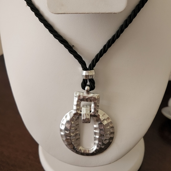 Fashion Jewelry Jewelry - Silver Pendant Rope Necklace